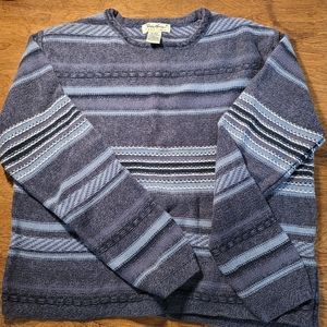 Eddie Bauer sweater. Cotton and silk. Size S